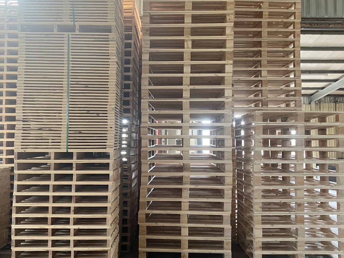 棧板成品儲存區